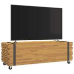 vidaXL Salontafel 110x45x35 cm massief teakhout, Huis en Inrichting, Tafels | Salontafels, Verzenden, Nieuw, Teakhout, 100 tot 150 cm