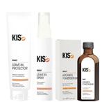 KIS Daily Care Trio - 150+150+100ml, Ophalen of Verzenden, Nieuw, Gel, Wax, Haarlak of Mousse