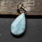 Geen reserve - Larimar - Zilveren 925 hanger - Hoogte: 0.5