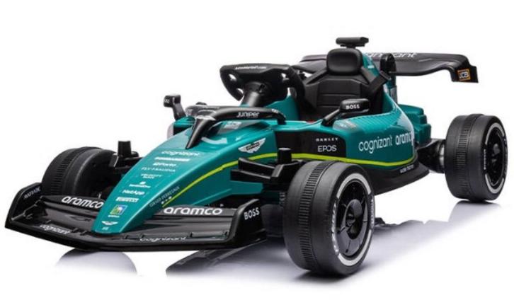 ASTON MARTIN 24V F1 racecar, 2 motoren en BlueTooth NIEUW!!!, Kinderen en Baby's, Speelgoed | Speelgoedvoertuigen, Afstandsbediening