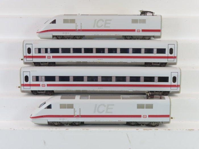 Märklin H0 - 3370 - Treinstel (1) - 4-delige set BR 401 ICE,, Hobby en Vrije tijd, Modeltreinen | H0