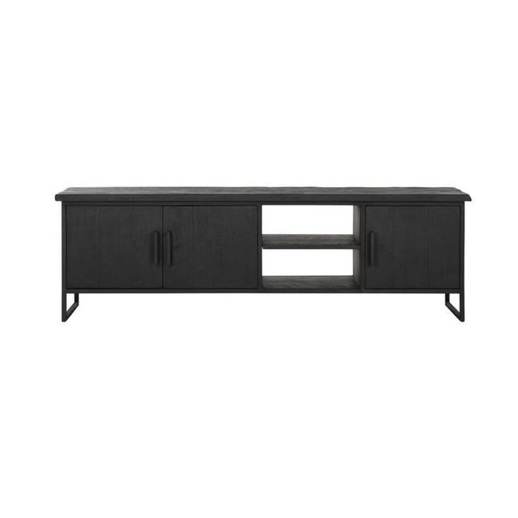 *WOONWINKEL* DTP Home Timeless Black Beam Zwart Tv-meubel Te, Huis en Inrichting, Kasten | Televisiemeubels, Nieuw, Verzenden