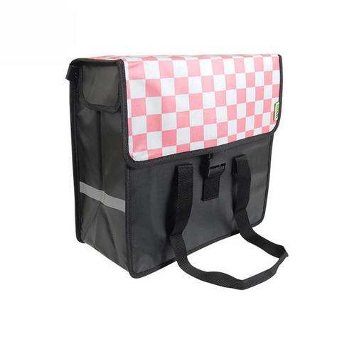 Beck Enkele Shopper Fietstas Pink Checker, Fietsen en Brommers, Fietsaccessoires | Fietstassen, Nieuw, Verzenden