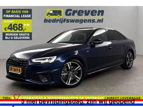 Audi A4 35 TFSI 150PK S-line Pano LED Sfeer Clima PDC Cruise, Auto's, Audi, Automaat, Benzine, Blauw, Verzenden