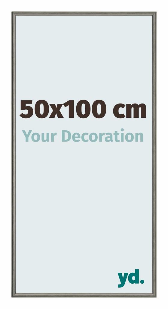 Fotolijst 50x100 cm - Mercury Structuur - Aluminium - New, Huis en Inrichting, Woonaccessoires | Lijsten, Nieuw, Verzenden