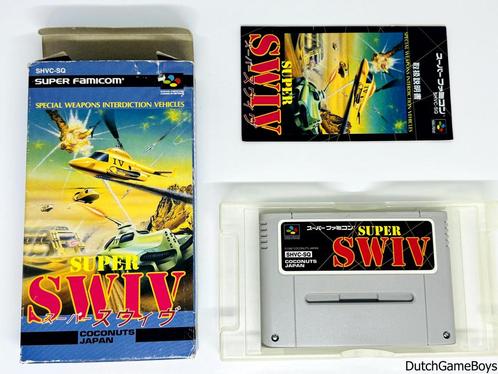 Super Famicom - Super Swiv, Spelcomputers en Games, Games | Nintendo Super NES, Gebruikt, Verzenden