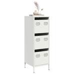 vidaXL buffetkast 39x35x103,5 cm staal zwart, Huis en Inrichting, Verzenden, Nieuw, Metaal