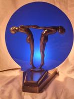 Lamp - Messing - Art Deco Stil, Antiek en Kunst