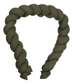 MamaLoes Soft Cotton Groen 210 cm Braided Bedbumper ML020514, Verzenden, Nieuw