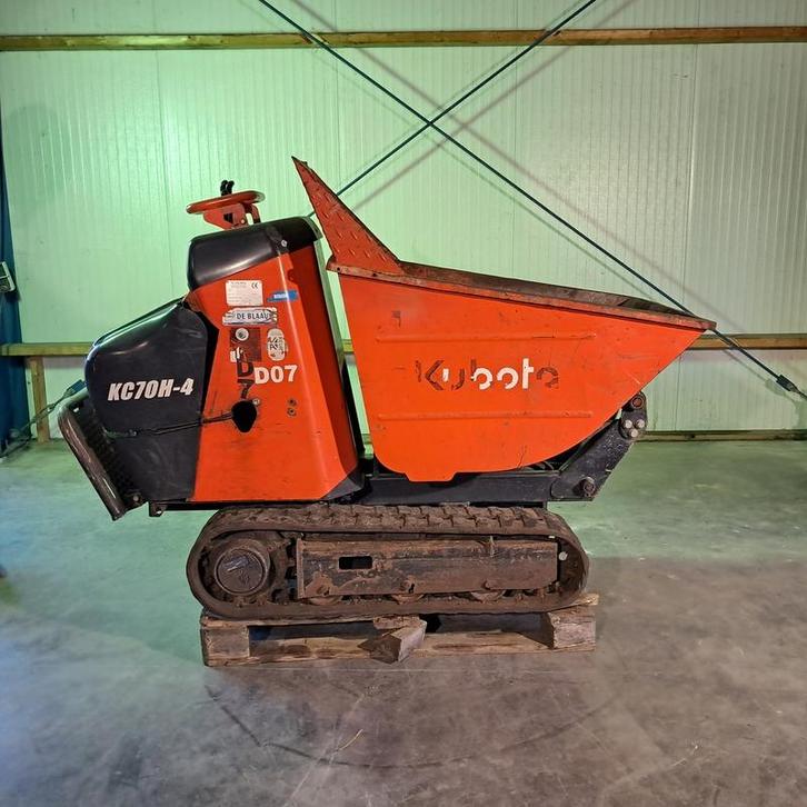 Rupsdumper Kubota, KC70, bouwjaar 2017, Zakelijke goederen, Machines en Bouw | Kranen en Graafmachines