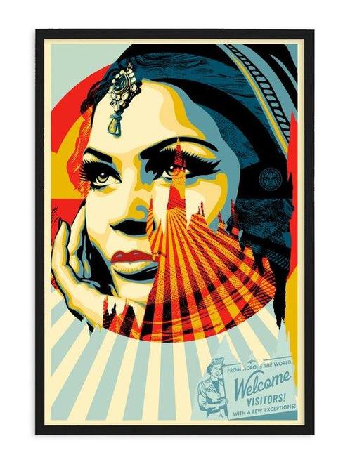 Shepard Fairey (OBEY) (1970) - Target Exceptions, Antiek en Kunst, Kunst | Schilderijen | Modern
