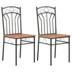 Eetkamerstoelen Bruin (2 st) - Tweedekansje - Modern Design, Twee, Bruin, Nieuw, Ophalen of Verzenden
