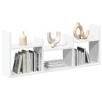 vidaXL Wandkast 100x18x40 cm bewerkt hout wit, Huis en Inrichting, Woonaccessoires | Wandplanken en Boekenplanken, Verzenden, Nieuw