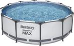 Bestway Steel Pro Max zwembad set rond Ø 366 x 100 cm, Tuin en Terras, Zwembaden, Verzenden, 80 tot 120 cm, Rond, Opzetzwembad