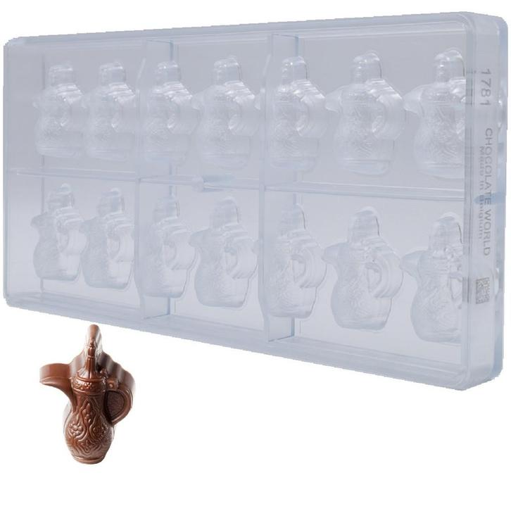 Bonbonvorm Chocolate World Theepot (14x) 42,5x31x18,5mm, Hobby en Vrije tijd, Taarten en Cupcakes maken, Nieuw, Verzenden