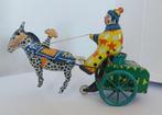 other - Clown met ezelwagen en Mikuni-cowboy op paard -, Antiek en Kunst, Antiek | Speelgoed