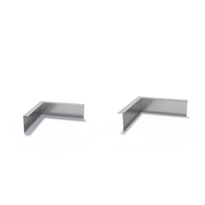 Verzinkt staal gezet 90° hoek 30x30x0,3x10cm, Tuin en Terras, Bielzen en Borders, Minder dan 100 cm, Nieuw, Overige materialen