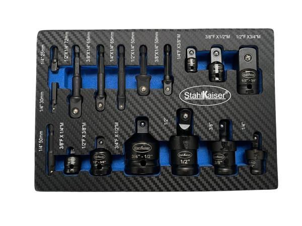 Veiling - Adapterset 17-Delig, Doe-het-zelf en Verbouw, Gereedschap | Handgereedschap