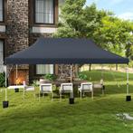 2dekans | Coast Uitschuifbare Partytent 300 x 600 cm Zwart –, Ophalen of Verzenden, Zo goed als nieuw