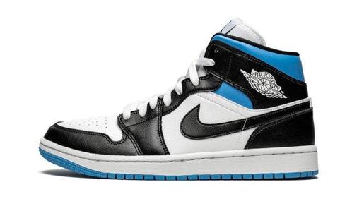 Air Jordan 1 Mid University Black White - maat 36.5, Kleding | Dames, Schoenen, Sneakers of Gympen, Nieuw, Verzenden