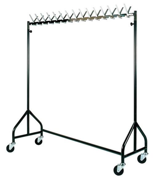 garderoberek met wielen | 15 haken | H 1815 (1730) x L 15..., Zakelijke goederen, Horeca | Meubilair en Inrichting, Verzenden