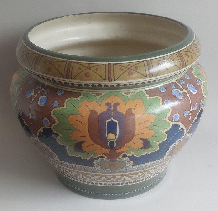 Plateelbakkerij Ivora, Gouda - Vaas - Keramiek, Antiek en Kunst, Antiek | Glas en Kristal