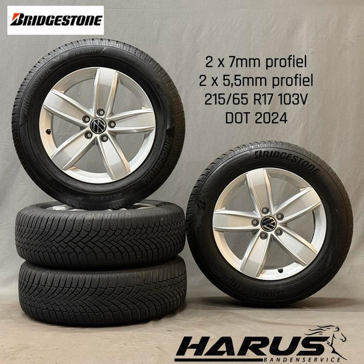 Volkswagen Tiguan 17 inch Originele Corvara Velgen + winter, Auto-onderdelen, Banden en Velgen, 17 inch, Erkend duurzaam, Winterbanden