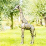 Metalen grote giraf 180 cm hoog, Antiek en Kunst, Curiosa en Brocante, Ophalen of Verzenden