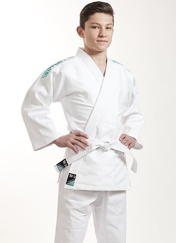 Ippon Gear Future mintgroen (Maat: 110), Sport en Fitness, Vechtsporten en Zelfverdediging, Vechtsportpak, Nieuw, Judo, Verzenden