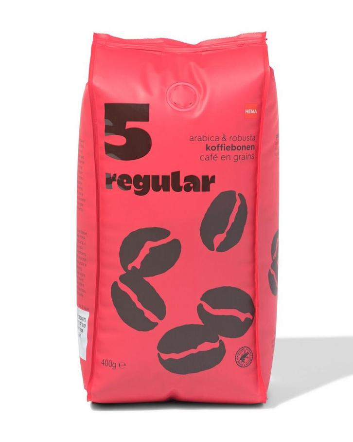HEMA Koffiebonen regular 400g, Diversen, Levensmiddelen, Verzenden