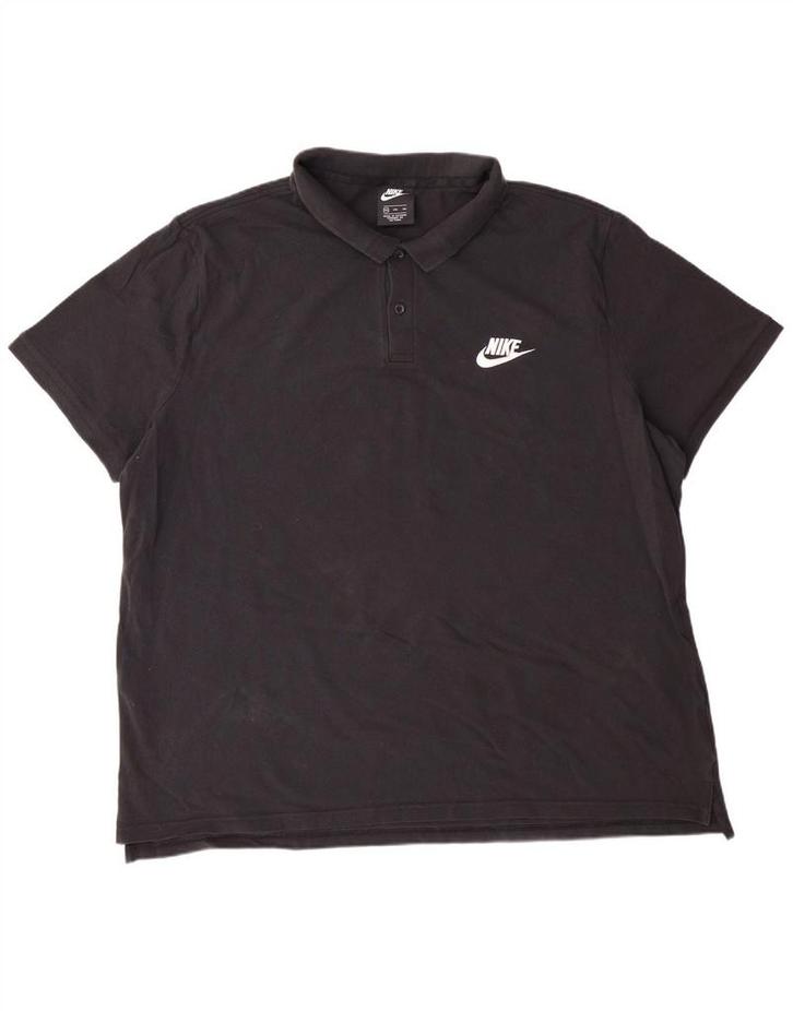 NIKE Mens Polo Shirt 3XL Black Cotton, Kleding | Heren, Polo's, Verzenden