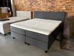 Boxspring Mallorca bed antraciet beige Actieprijs, Huis en Inrichting, Slaapkamer | Boxsprings, Ophalen, Overige kleuren, Mallorca boxspring