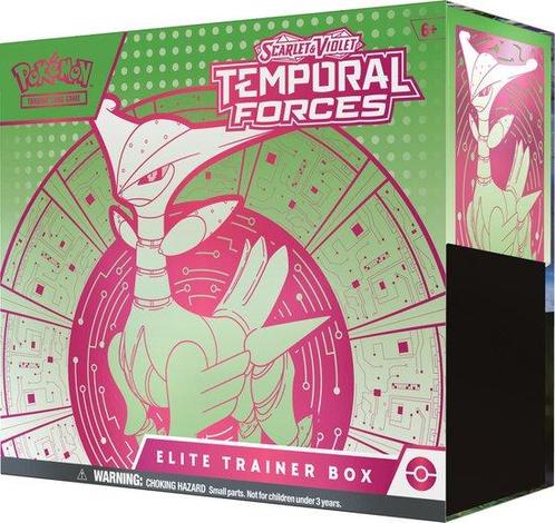 Pokémon Temporal Forces Elite Trainer Box | Iron Leaves, Hobby en Vrije tijd, Verzamelkaartspellen | Pokémon, Verzenden