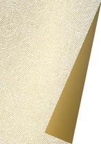 Inpakpapier Spirograph Goud - Breedte 70 cm - m lang -, Ophalen of Verzenden, Nieuw, Overige typen