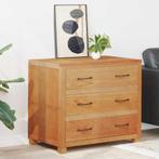 vidaXL Kast met lade met opslag Bruin Bewerkt hout, Huis en Inrichting, Kasten | Overige, Verzenden, Nieuw