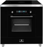 Elementi di Cucina IK9024-ZW-IX inductie fornuis met afzuigi, Witgoed en Apparatuur, Fornuizen, Verzenden, 60 cm of meer, Nieuw