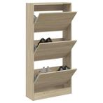 vidaXL Schoenenkast 60x21x125,5 cm bewerkt hout sonoma, Verzenden, Nieuw