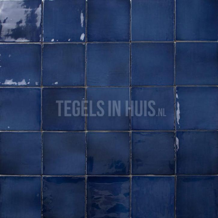 Equipe wandtegel manacor 10x10 ocean blauw glans handvorm, Doe-het-zelf en Verbouw, Tegels, Wandtegels, Nieuw, 10 m² of meer, Keramiek