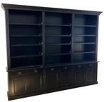 Boekenkast zwart Brummen 260 x 240cm, Ophalen of Verzenden, Nieuw