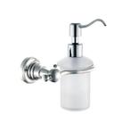 Zeepdispenser Sapho Diamond Hangend 200 ML Chroom / Melkglas, Ophalen of Verzenden, Nieuw, Chroom, Bad