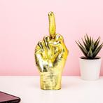 Middelvinger Beeld - Goud, Verzenden, Nieuw