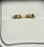 Zonder minimumprijs - Huggie oorbellen - 18 karaat Geel goud