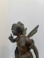 Auguste Moreau (1834-1917) - Beeld, Badinage - 40 cm -, Antiek en Kunst