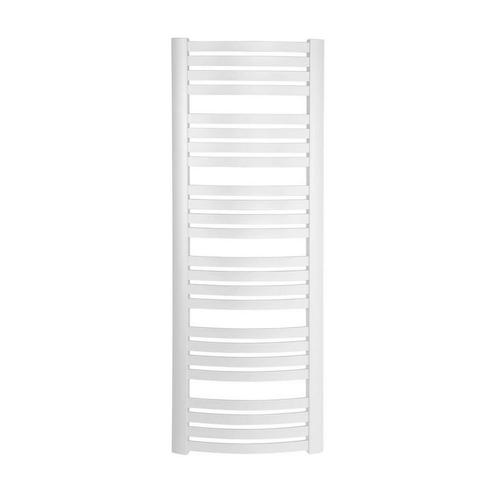 Handdoekradiator Sapho Sidi Gebogen 59.5x166.7 cm 849W Wit, Doe-het-zelf en Verbouw, Sanitair, Overige typen, Nieuw, Ophalen of Verzenden