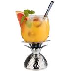 GGM Gastro | (6 stuks) Mok - PINEAPPLE - 350ml - Glas - RVS, Huis en Inrichting, Keuken | Servies, Verzenden, Nieuw, Effen