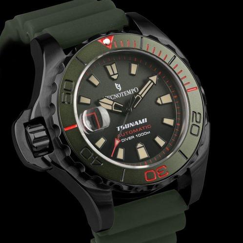 Tecnotempo - Automatic - Professional Diver 1000M Tsunami, Sieraden, Tassen en Uiterlijk, Horloges | Heren