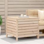 vidaXL Tuinvoetenbank 62x63,5x53,5 cm massief grenenhout, Verzenden, Nieuw