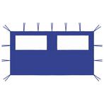 vidaXL Prieelzijwand met ramen 4x2 m blauw, Verzenden, Nieuw