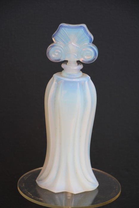 Parfumfles - Opaline glas - Art deco, opaline glas, Antiek en Kunst, Antiek | Glas en Kristal