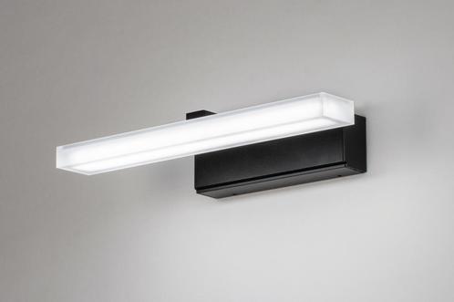 Rietveld Wandlampen - Wit, Zwart - Kunststof, Huis en Inrichting, Lampen | Wandlampen, Verzenden